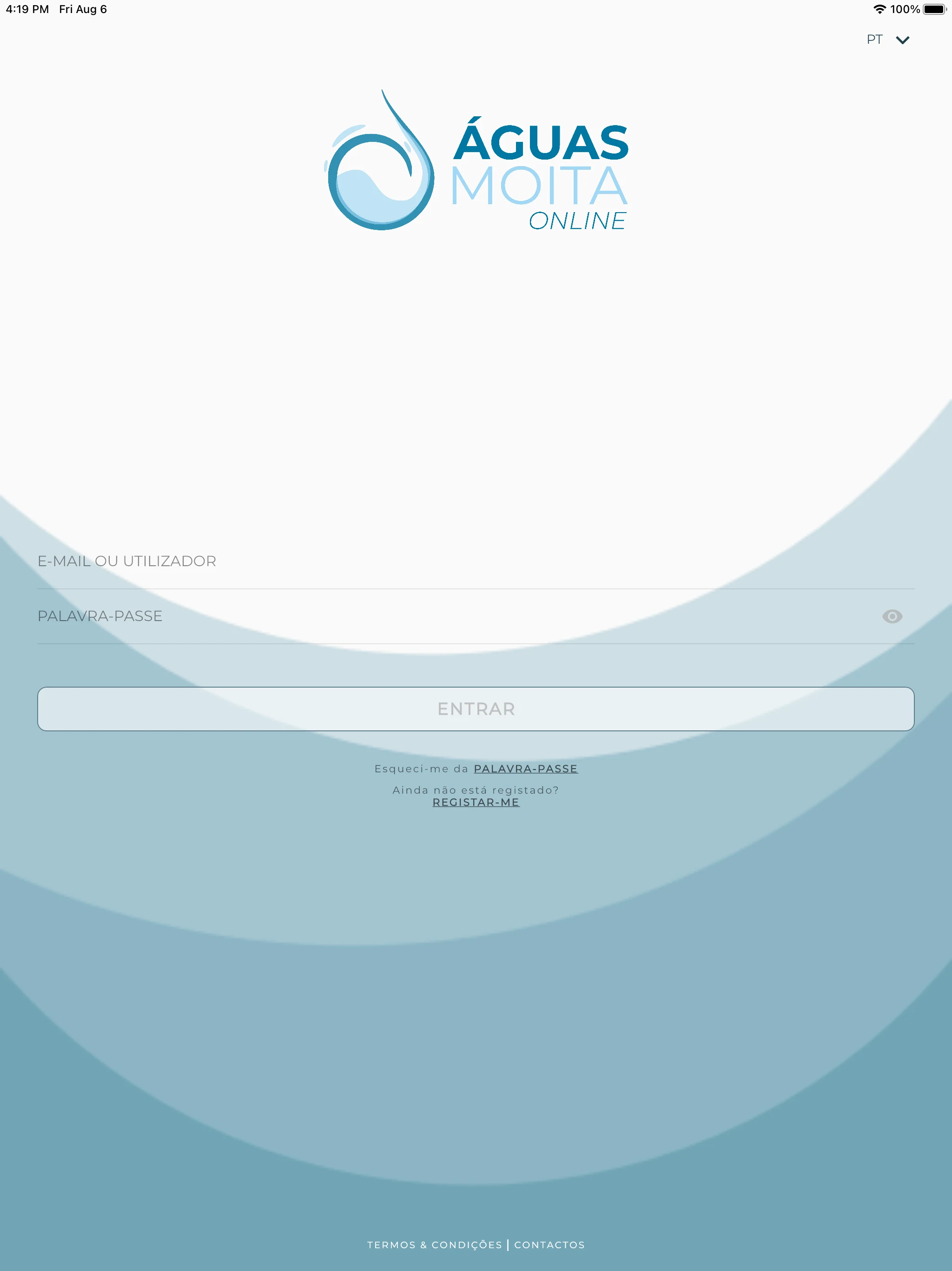 Águas Moita Online screenshot