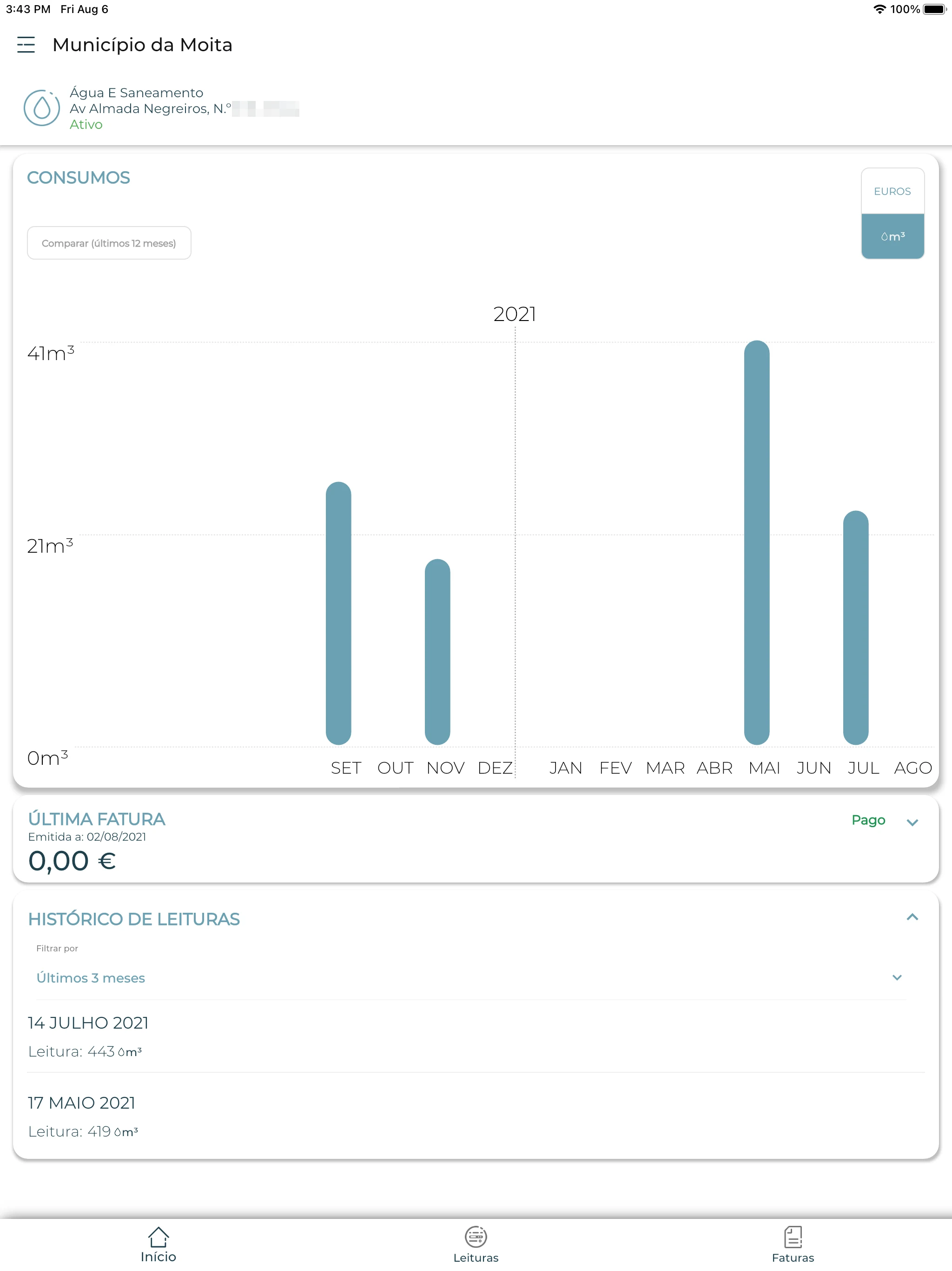 Águas Moita Online screenshot
