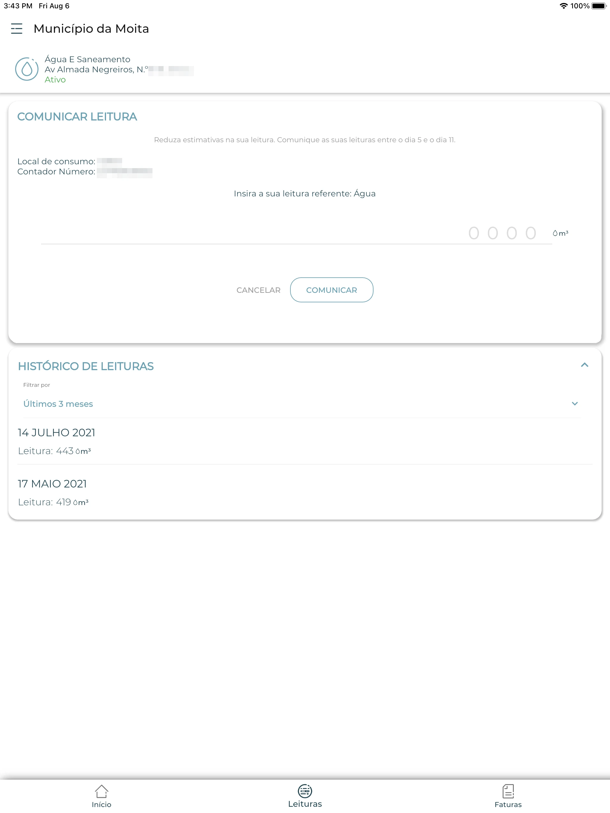 Águas Moita Online screenshot